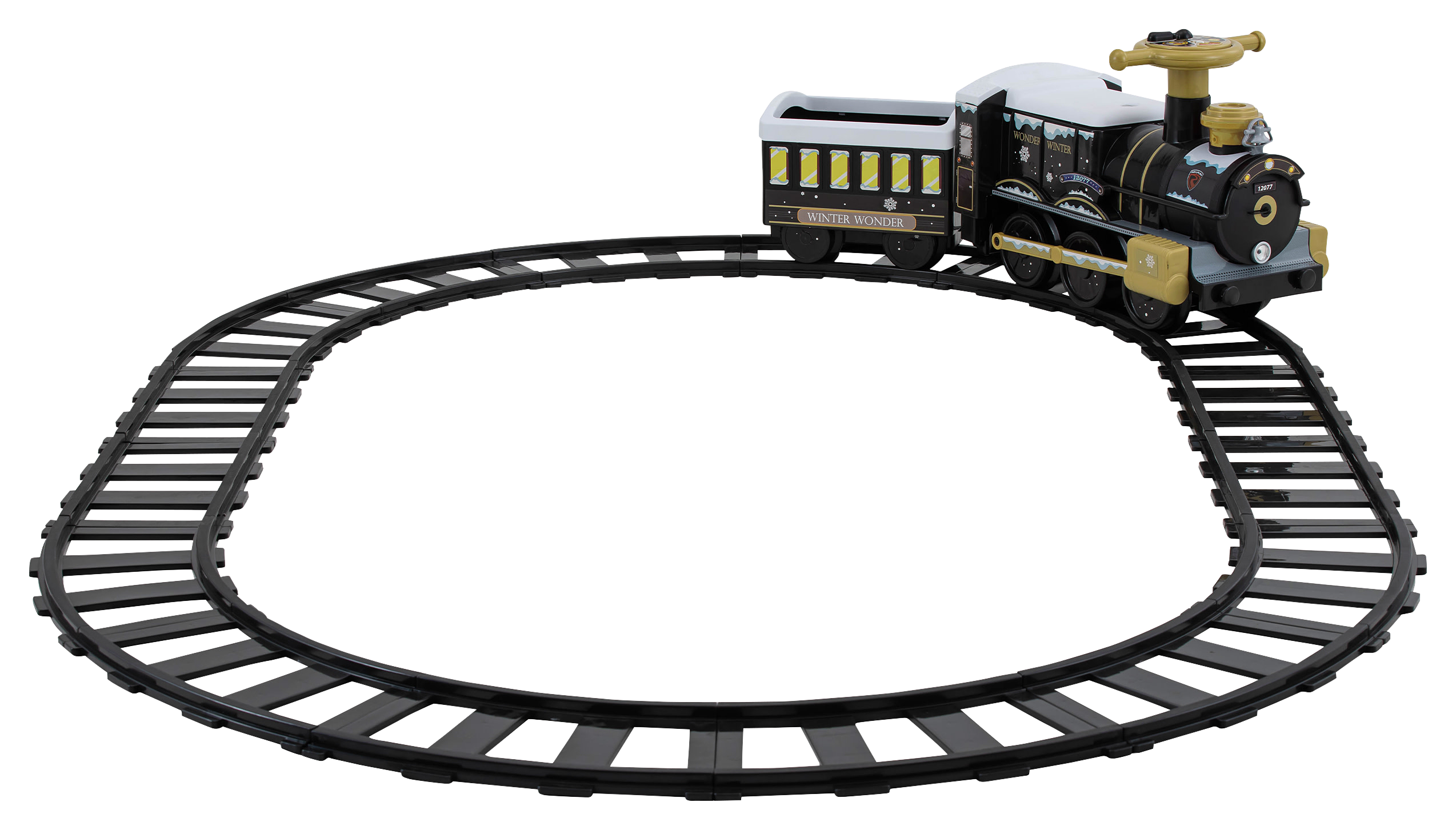 Rollplay Winter Wonderland Steam Train 6V Battery RideOn Vehicle for